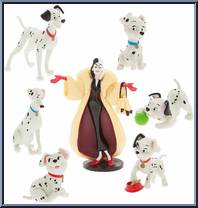 Figurine Playset (7 Piece) from 101 Dalmatians - Basic Series manufactured by Disney [Loose]