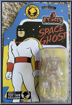 Space Ghost (Clear) from 5 Points - Hanna Barbera manufactured by Mezco [Front]