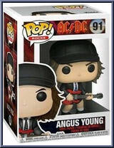 Angus Young (Black Jacket) from AC/DC - Pop! Vinyl Figures manufactured by Funko [Front]