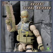 Desert Steel Brigade from Action Force - Series 4 manufactured by Valaverse [Loose]
