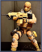 Desert Steel Brigade from Action Force - Series 4 manufactured by Valaverse [Loose]