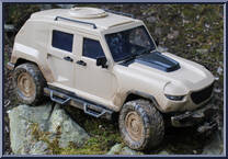 Vanguard (Desert Tan / Muddy) from Action Force - Vehicles manufactured by Valaverse [Loose]