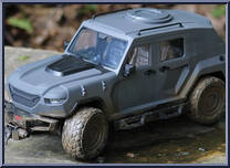 Vanguard (Stealth Gray / Muddy) from Action Force - Vehicles manufactured by Valaverse [Loose]