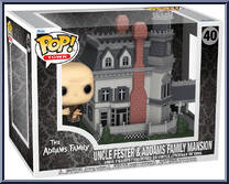 Uncle Fester & Addams Family Mansion from Addams Family - Pop! Towns manufactured by Funko [Front]