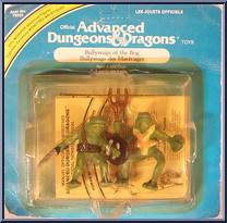 Bullywugs of the Bog from Advanced Dungeons & Dragons - PVC Figures manufactured by LJN [Front]