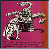 Neo-Otyugh  from Advanced Dungeons & Dragons - Bendable manufactured by LJN [Package]