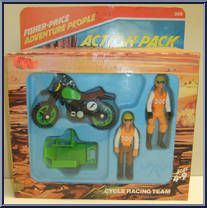 Cycle Racing Team from Adventure People - Action Pack manufactured by Fisher-Price [Front]