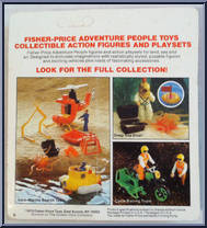 Frogman from Adventure People - Basic Series manufactured by Fisher-Price [Back]