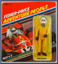 Indy Driver from Adventure People - Basic Series manufactured by Fisher-Price [Front]