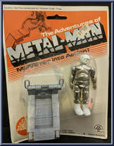 Major Mercury (with Levitation Platform) from Adventures of Metal-Man - Basic Series manufactured by Zee Toys [Front]