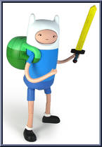 Deluxe Finn from Adventure Time - 10" Scale manufactured by Jazwares [Loose]