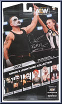 Ortiz from AEW - Unmatched - Series  6 manufactured by Jazwares [Back]