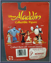 Aladdin & Abu from Aladdin - Collectible Figures manufactured by Mattel [Back]