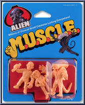 Alien / Ripley / Ash from Alien - M.U.S.C.L.E. manufactured by Funko [Front]