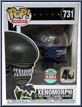 Xenomorph (Blue Metallic) (Specialty Series) from Alien - Pop! Vinyl Figures manufactured by Funko [Front]