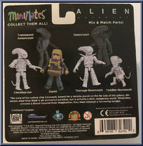 David / Chestburster from Alien - Minimates - Covenant manufactured by Diamond Select [Back]