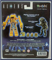 Power Loader (with Ripley and Battle-Damaged Alien) from Alien - Minimates - Sets manufactured by Diamond Select [Back]