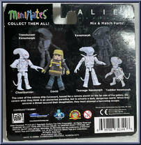 Teenage Neomorph / Toddler Neomorph from Alien - Minimates - Covenant manufactured by Diamond Select [Back]