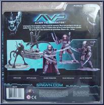 Scar Predator from Alien vs Predator - Basic Series manufactured by McFarlane [Back]
