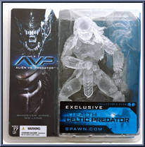 Stealth Celtic Predator from Alien vs Predator - Basic Series manufactured by McFarlane [Front]