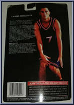 Bobby Hurley from All-Pro Big Shot - Basic Series manufactured by Hot Properties [Back]
