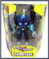 Sabotage from Alter Nation - Basic Series manufactured by Panda Mony Toys [Front]