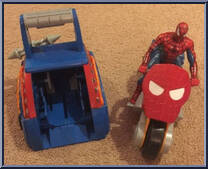 Rip 'n Rev Cycle from Amazing Spider-Man - Vehicles manufactured by Toy Biz [Loose]