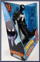 Spider-Man (Black Costume) from Amazing Spider-Man - 12" Scale manufactured by Toy Biz [Back]