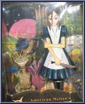 Alice (Anime Face) & Chesire Cat (Brown) from American McGee's Alice - Series 4 manufactured by Milo's Workshop [Front]
