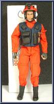 Fire Rescue Helicopter Pilot Action Figure