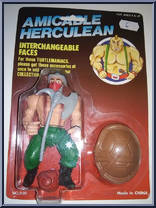 Green Pants / Brown Suspenders / Red Bandana from Amicable Herculean - Basic Series manufactured by Unknown [Front]