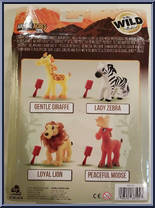 Loyal Lion from Animal Acres - Wild Collection manufactured by Lanard Toys [Back]