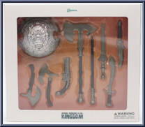 Iron Weapon Set from Animal Warriors of the Kingdom - Primal Series - Accessories manufactured by Spero Studios [Front]