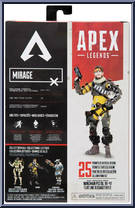 Mirage from Apex Legends - Basic Series manufactured by Jakks Pacific [Back]