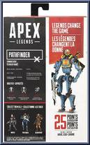 Pathfinder from Apex Legends - Basic Series manufactured by Jakks Pacific [Back]