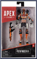 Pathfinder (Team Lift Rare Skin) from Apex Legends - Basic Series manufactured by Jakks Pacific [Front]