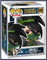 Akali from Arcane: League of Legends - Pop! Vinyl Figures manufactured by Funko [Front]