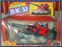 Remote Control Cap Firing Mac XI Mobile Attack Cannon Action Figure