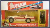 Action Corvette Play Set from A-Team - 3 3/4" Scale - Accessories manufactured by Galoob [Front]