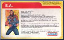B.A. Baracus from A-Team - Basic Series manufactured by Glasslite [Card]