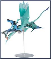 Jake Skully & Banshee from Avatar - The Way of Water - MegaFig manufactured by McFarlane [Loose]