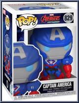 Captain America from Avengers - Avengers MechStrike Pop! manufactured by Funko [Front]