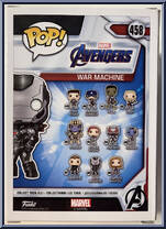 War Machine (With Cards) from Avengers - Avengers Pop! manufactured by Funko [Back]