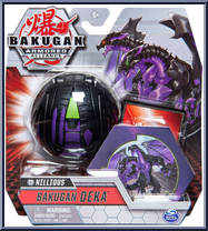 Darkus Nillious from Bakugan - Armored Alliance - Deka manufactured by Spinmaster [Front]