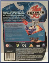 Preyas Diablo from Bakugan - Battle Brawlers - Basic Series manufactured by Spinmaster [Back]