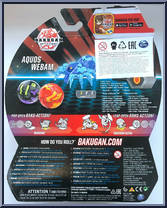 Aquos Webam from Bakugan - Battle Planet - Starter Pack manufactured by Spinmaster [Back]