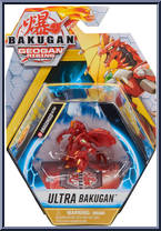 Pyrus Elemental Dragonoid from Bakugan - Geogan Rising - Ultra manufactured by Spinmaster [Front]