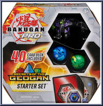 Darkus Falcron Ultra / Aquos Fenneca / Ventus Sharktar from Bakugan - Geogan Rising - Starter Sets manufactured by Spinmaster [Front]