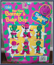 Barney (Baseball) from Barney - Fun-Time manufactured by Child Dimension [Back]