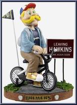 Bernie Brewer (Milwaukee Brewers) (Stranger Things Mascot On Bike) Action Figure